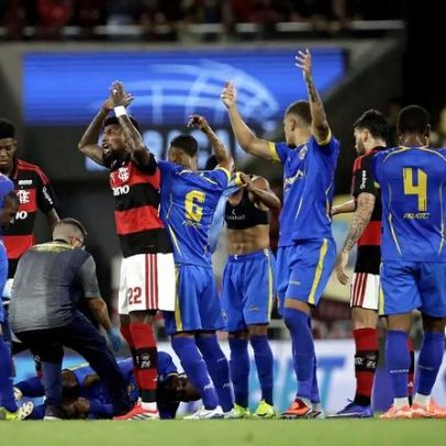 Sampaio Corrêa atualiza condição de jogador que desmaiou contra o Flamengo