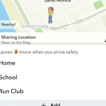 Alertas de chegada segura do Snapchat se expandem para além de casa