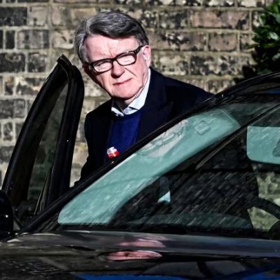 Ex-embaixador britânico nos EUA Peter Mandelson é preso