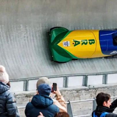 Dupla brasileira fica em 24º lugar no primeiro dia de bobsled 2-man