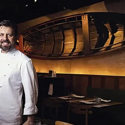 Felipe Schaedler visita Lugano, Suíça, para show gastronômico