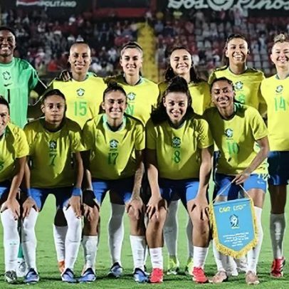 Brasil goleia Costa Rica em amistoso de futebol feminino