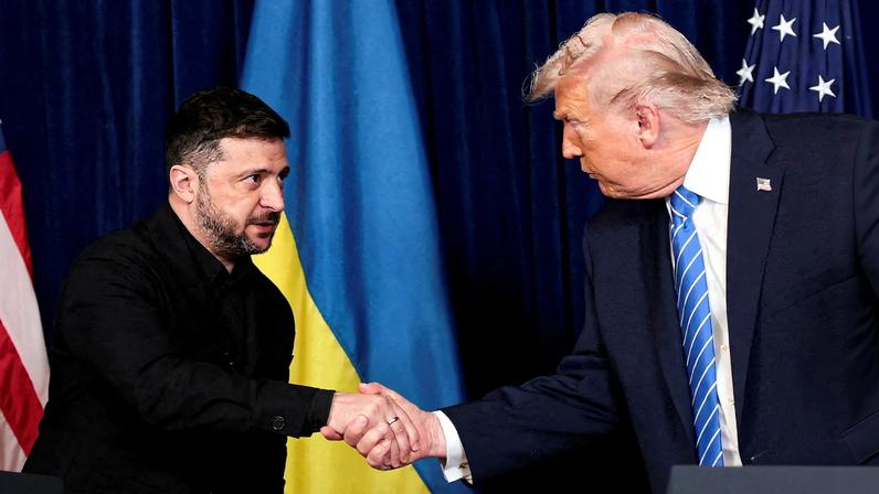 Trump afirma que há conversas em andamento sobre a Ucrânia