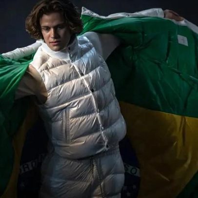 Uniforme de Lucas Pinheiro das Olimpíadas de Inverno vira item de museu