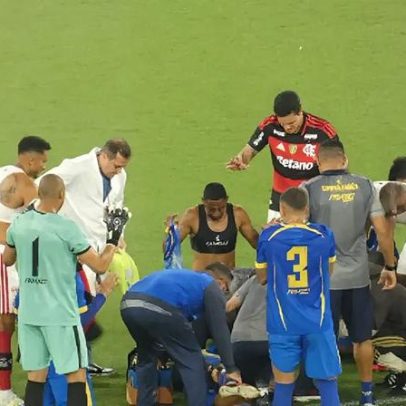 Alexandre, do Sampaio Corrêa-RJ, recebe alta após convulsão contra o Flamengo