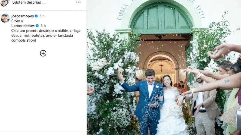 Moraes e Alckmin vão ao casamento de João Campos e Tabata Amaral