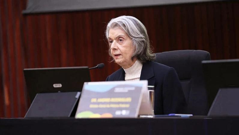 A presidente do TSE, Cármen Lúcia. Foto: Alejandro Zambrana/Secom/TSE