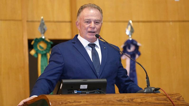 Governador Renato Casagrande participa da abertura do ano legislativo na Assembleia Legislativa do Espírito Santo. Foto: Kamyla Passos (Ales)