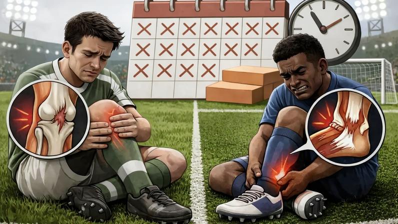 Calendário, gramado e idade explicam aumento de lesões no futebol