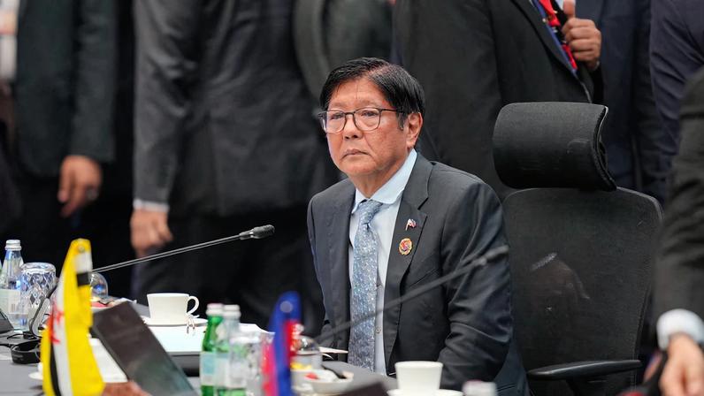 Philippine President Ferdinand Marcos Jr. look on before the 28th ASEAN Plus Three Summit in Kuala Lumpur, Malaysia, Monday, October 27, 2025. Vincent Thian/Pool via REUTERS/File Photo