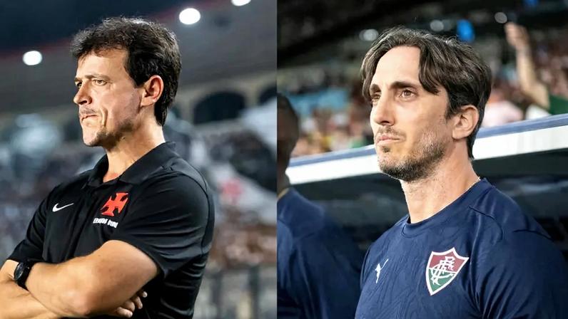 Diniz leva vantagem no retrospecto contra Zubeldía em Vasco x Fluminense