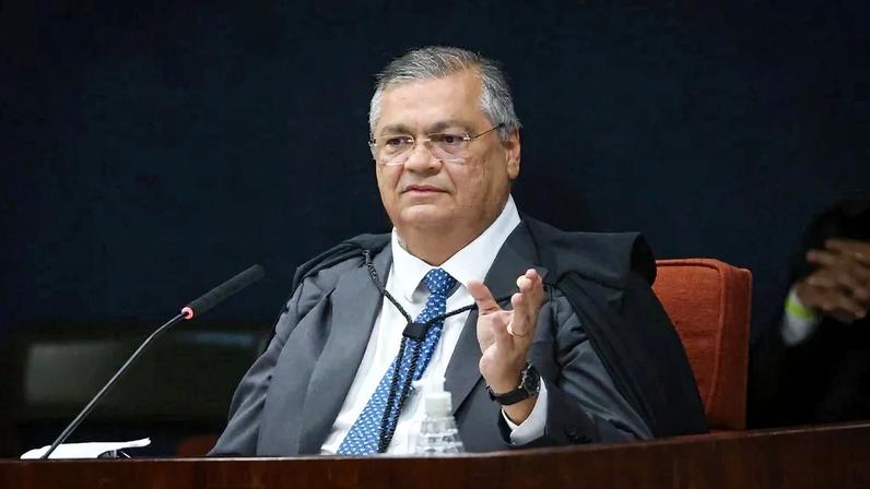 O ministro do STF Flávio Dino em 9 de setembro de 2025, no julgamento da trama golpista. Foto: Gustavo Moreno/STF