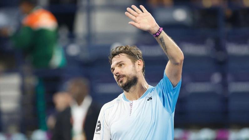 Wawrinka recebe homenagem na despedida do ATP Dubai