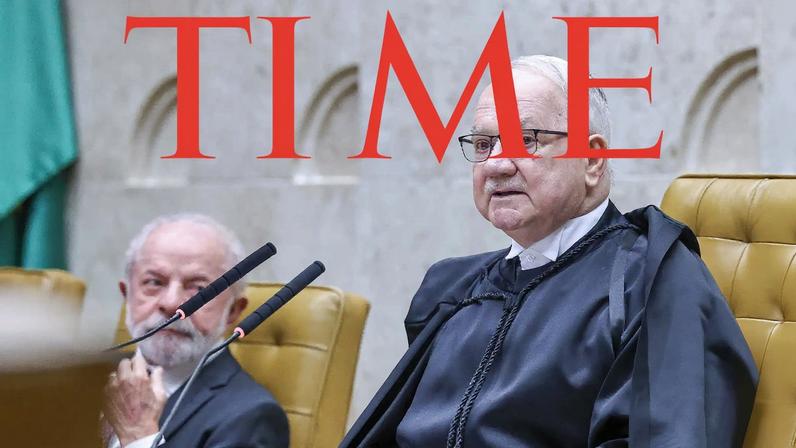 Edson Fachin e Lula na reabertura do STF (Foto: Antonio Augusto/STF)