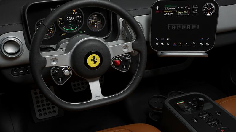 Primeiro EV da Ferrari terá interior desenhado por Jony Ive