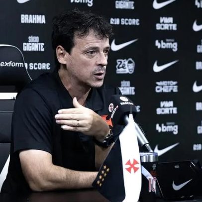 Fernando Diniz define escalação do Vasco para enfrentar o Volta Redonda
