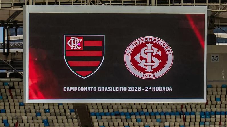 Flamengo x Internacional pela 2ª rodada do Brasileirão (Foto: Thiago Ribeiro/ Agif/Gazeta Press)