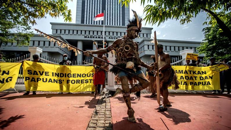 Comunidades indígenas em Papua se opõem ao zoneamento florestal para palma