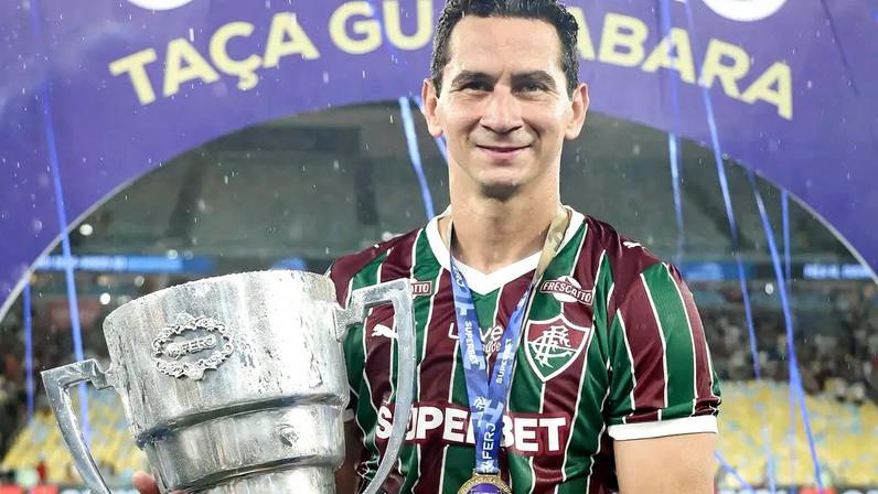 Ganso em campo pelo Fluminense contra o Maricá, pelo Campeonato Carioca (Foto: Marina Garcia/FFC)