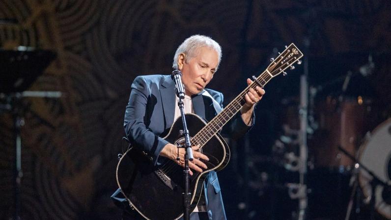 Paul Simon performing in 2022.