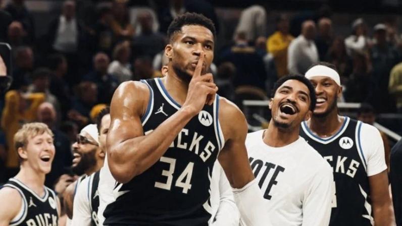 Giannis Antetokounmpo encerra temporada sem troca pelo Bucks