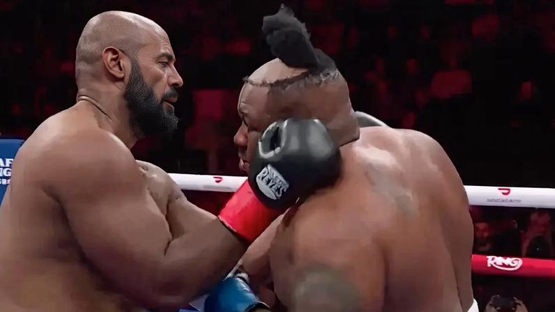 Boxeador recebe soco, perde peruca, mas vence duelo