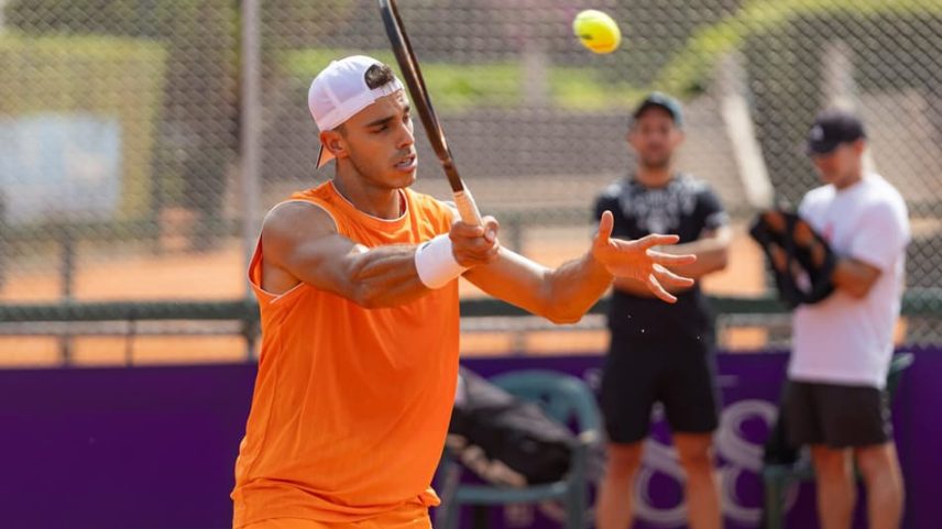 O argentino Francisco Cerúndolo, o principal cabeça de chave do ATP 250 de Buenos Aires (Divulgação)