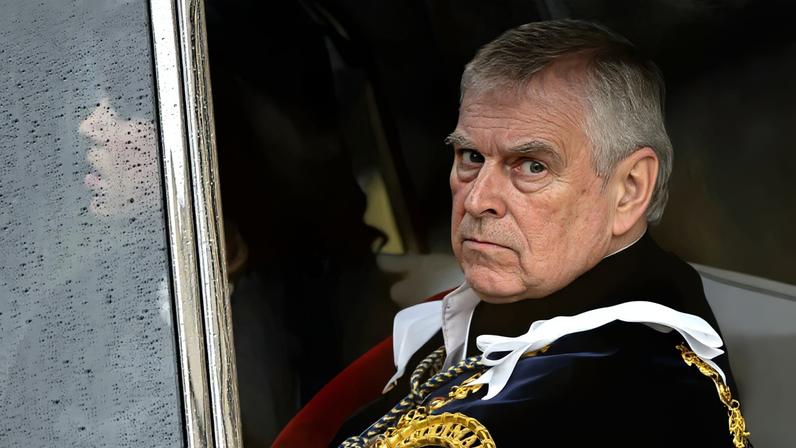 Britain's Prince Andrew leaves Westminster Abbey following the coronation ceremony of Britain's King Charles and Queen Camilla, in London, Britain May 6, 2023. REUTERS/Toby Melville/Pool/File Photo