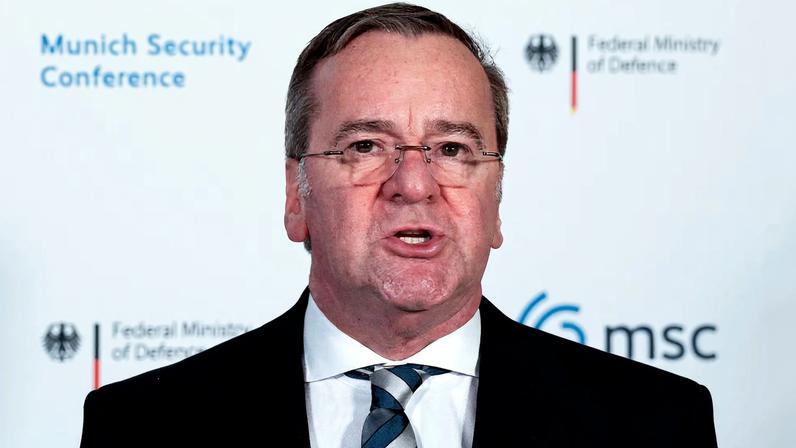 Germany's Defence Minister Boris Pistorius attends a signing ceremony during the Munich Security Conference, in Munich, Germany, February 14, 2026. Michael Bihlmayer/Pool via REUTERS