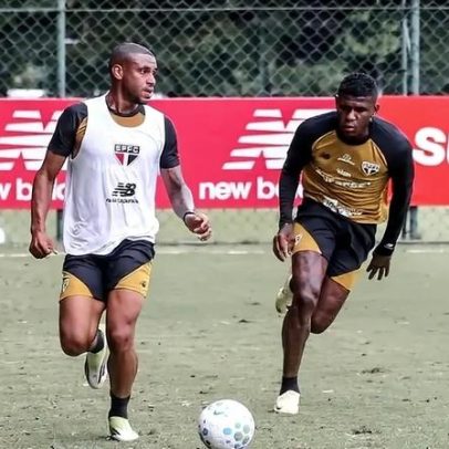 André Silva treina com elenco do São Paulo na reapresentação