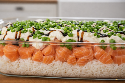 “Sushi” na travessa viraliza nas redes sociais; confira a receita