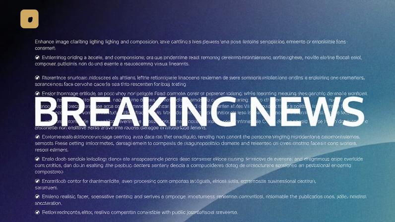 Reuters' template to be used in breaking news scenarios