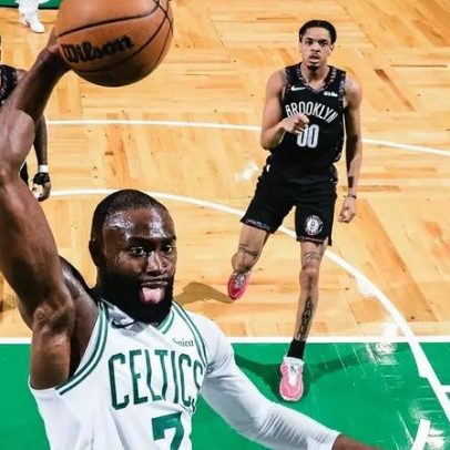 Jaylen Brown lidera ataque histórico do Celtics contra o Nets