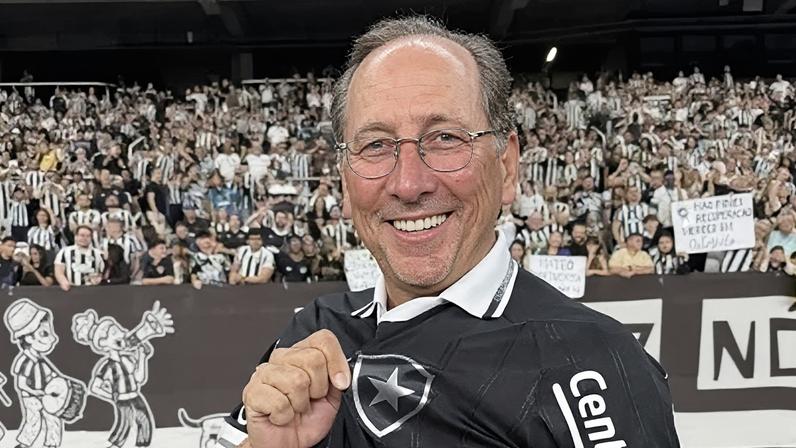 John Textor em Botafogo x Corinthians