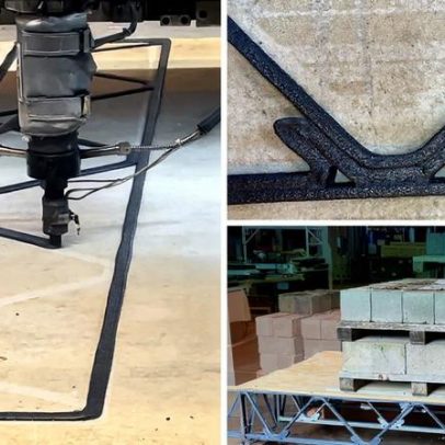 Casa do futuro pode ter estrutura em plástico impresso