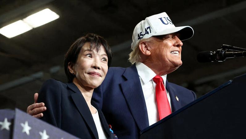 Trump parabeniza Takaichi pela vitória nas eleições no Japão