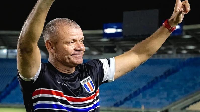 Marcinho Guerreiro, treinador do Maranhão (Foto: Iury Oliveira)