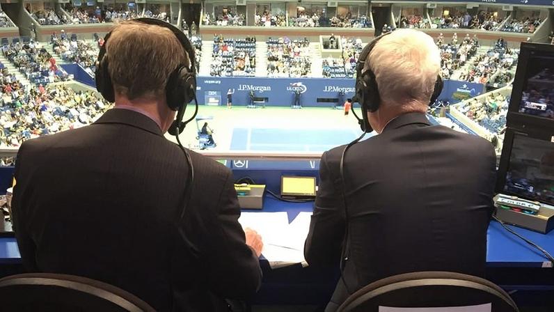 John McEnroe à direita (Foto: ESPN/ divulgação)