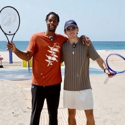 De Minaur e Monfils jogam minitênis em Acapulco