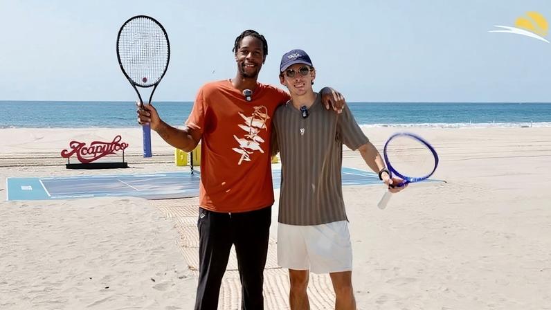 Gael Monfils e Alex de Minaur (Foto: Abierto Mexicano de Tenis)