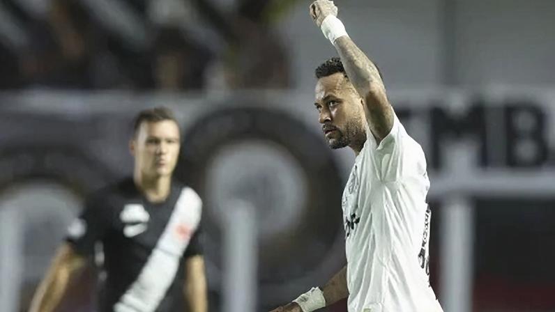 Neymar faz golaço de cavadinha em Santos x Vasco