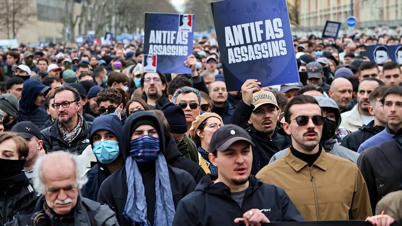 Mais de 3.000 participam de marcha em Lyon após morte de jovem ultradireitista