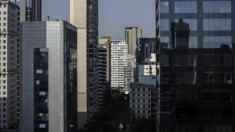 Vista de edifícios na região da Av. Faria Lima, em São Paulo: Fundado como Indusval, o banco mudou de nome em 2020 para Voiter e foi comprado pelo Master em 2023.