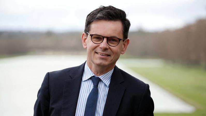 Christophe Leribault, head of the Chateau de Versailles, poses at the Chateau de Versailles, near Paris, France, March 29, 2024. REUTERS/Benoit Tessier/File Photo