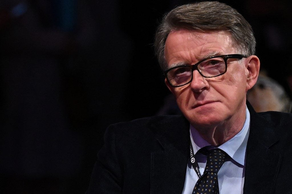 Peter Mandelson, em registro de 26 de setembro de 2022. Foto: Oli Scarff/AFP