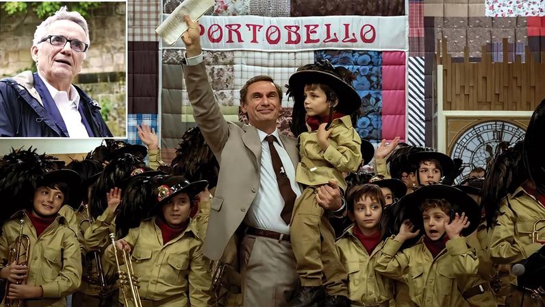 Drama. Na série da HBO Max, o jornalista Enzo Tortora é vivido por Fabrizio Gifuni. A política olhada pelo viés íntimo é uma marca de Bellocchio – Imagem: HBO Max e Redes Sociais