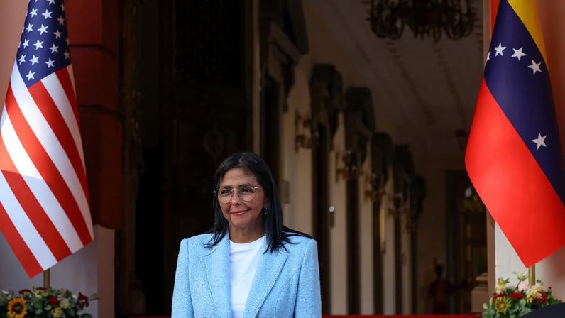 Líder venezuelana Rodríguez afirma ter sido convidada aos EUA, segundo NBC