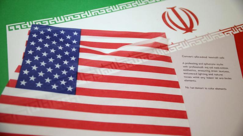 U.S. and Iran flags are seen in this illustration taken June 18, 2025. REUTERS/Dado Ruvic/Illustration/File Photo