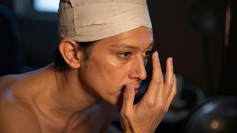 Ryo Yoshizawa in a still from Kokuho.