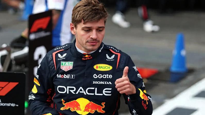 Max Verstappen após pole position no GP do Ajerbaijão pela F1 2025 (Foto: Steven Tee / Red Bull Content Pool)
